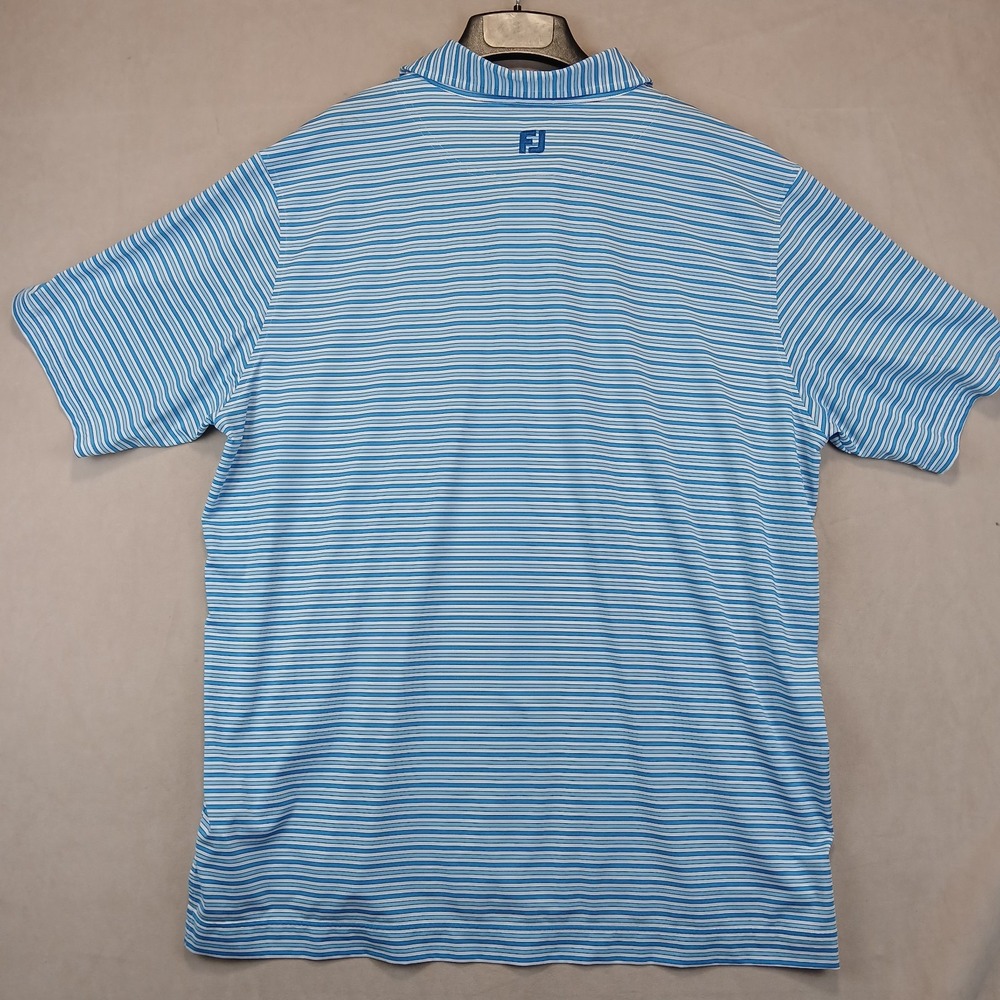 Footjoy 2XL Mens Polo Shirt Lake Michigan Hills 27x31 - Picture 9 of 11